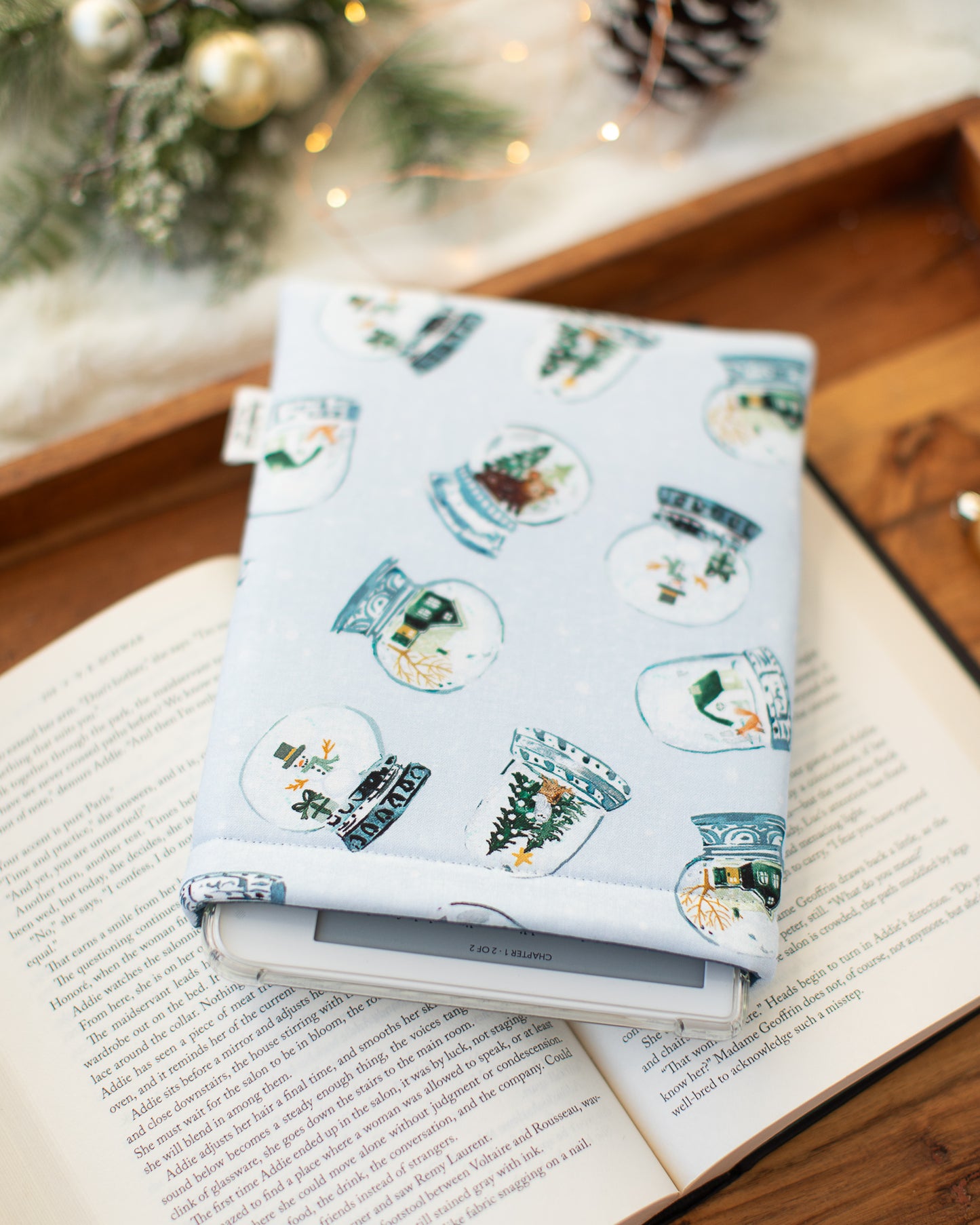 Snowglobes Book Sleeve