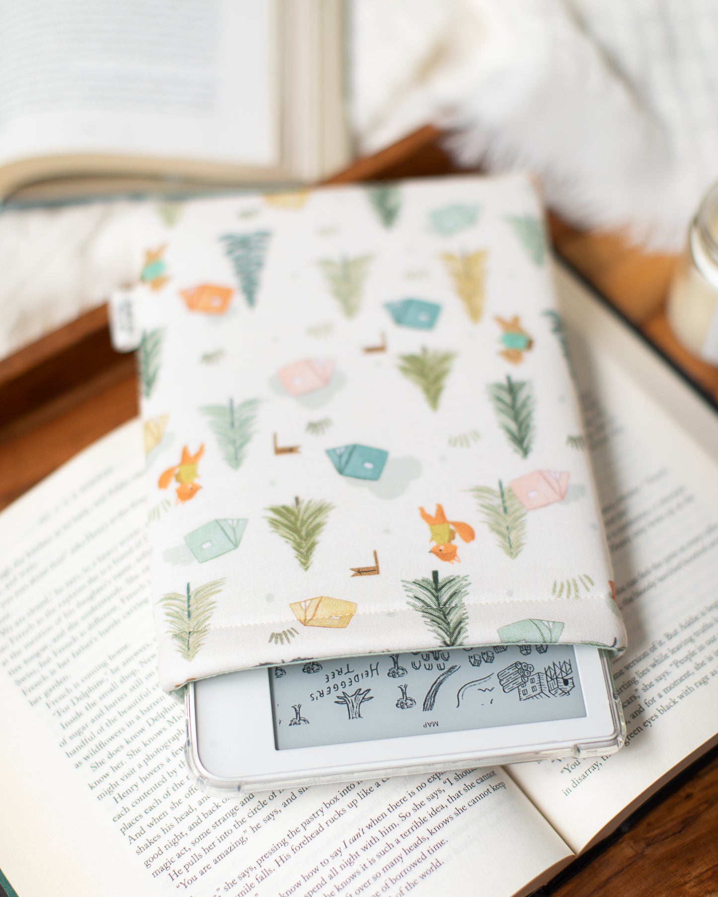 Forest Friends Camping Book Sleeve