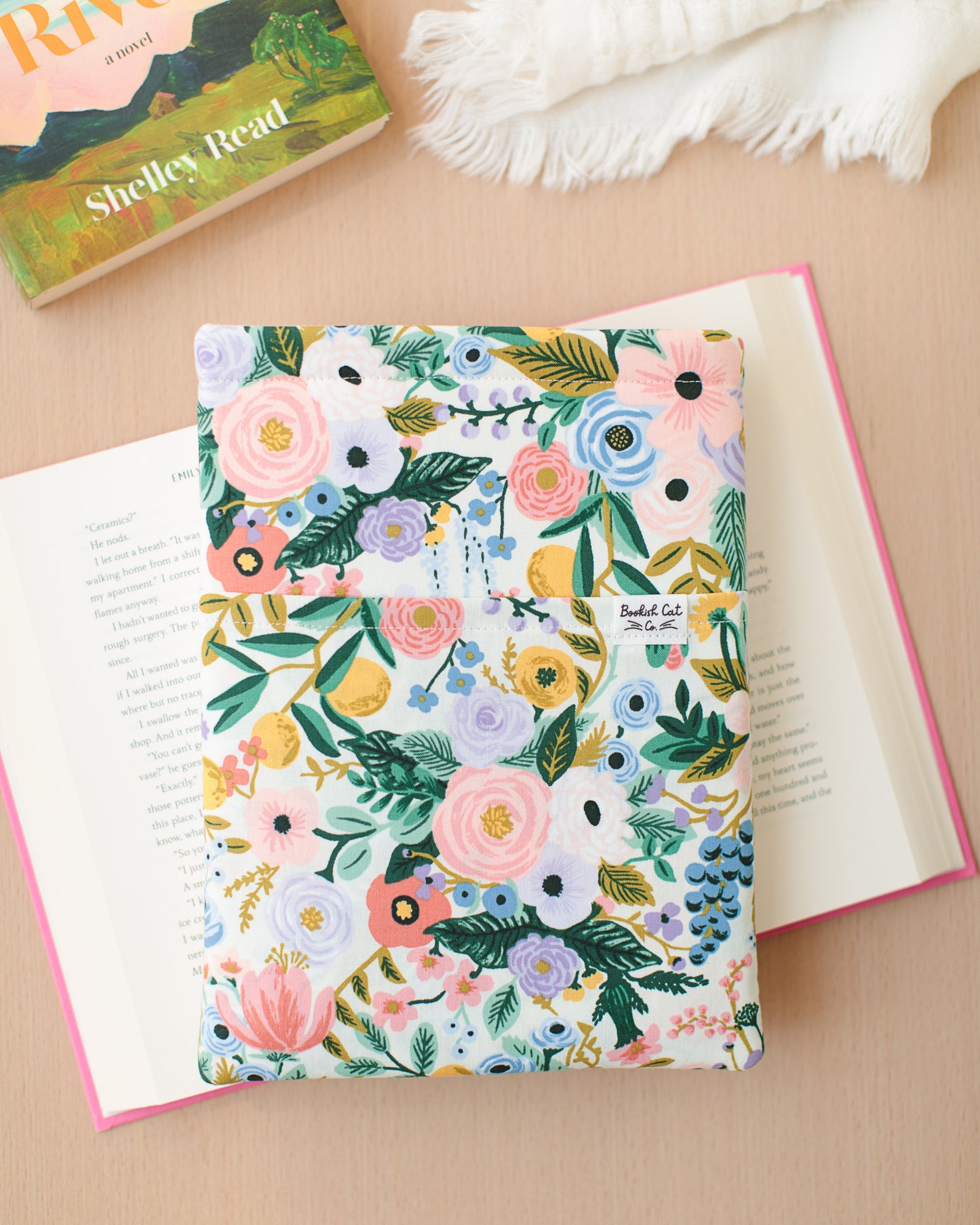 Pastel Garden Party Book Sleeve