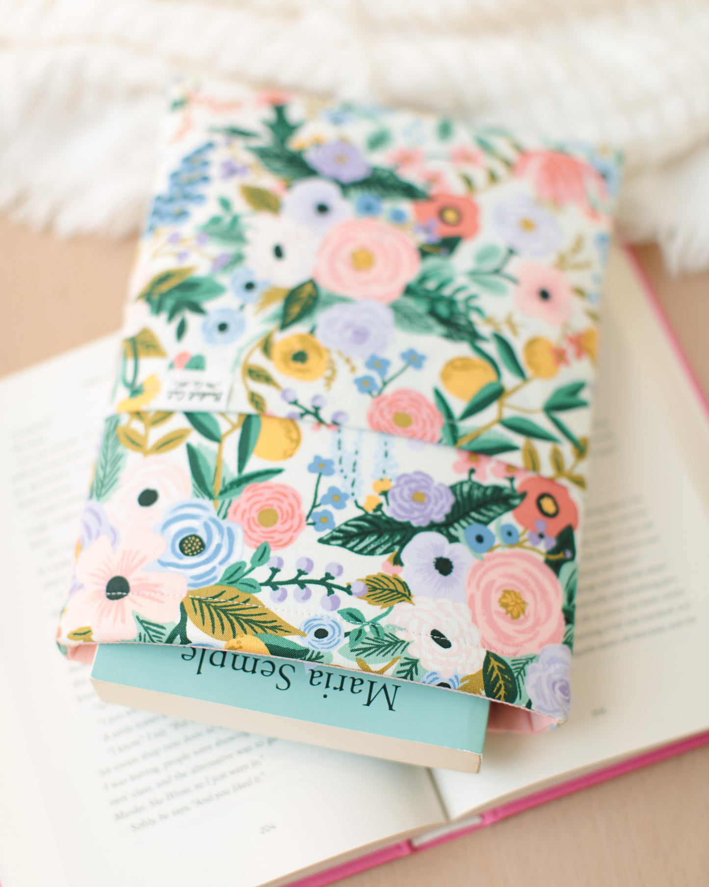 Pastel Garden Party Book Sleeve