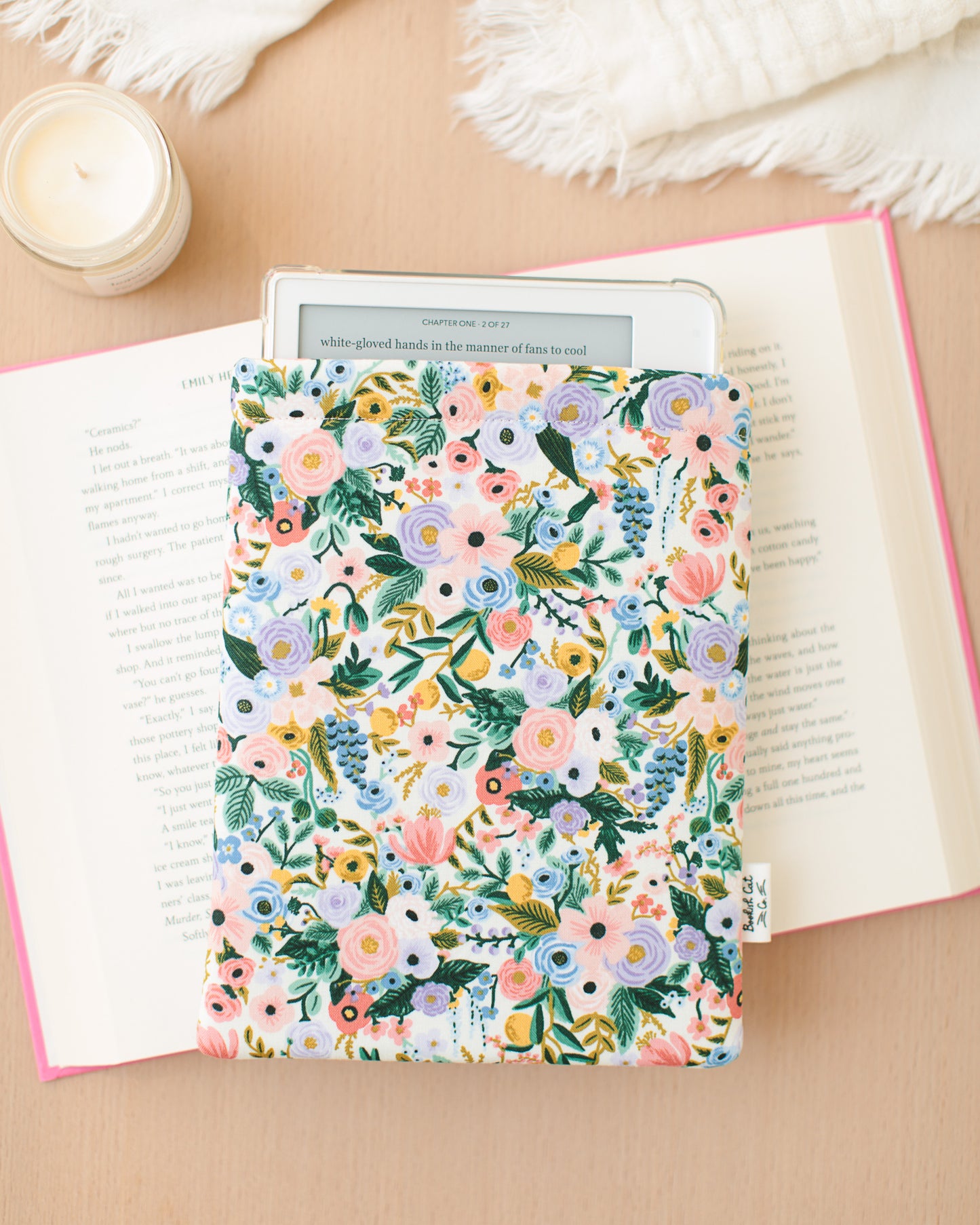 Pastel Garden Party E-Reader Sleeve