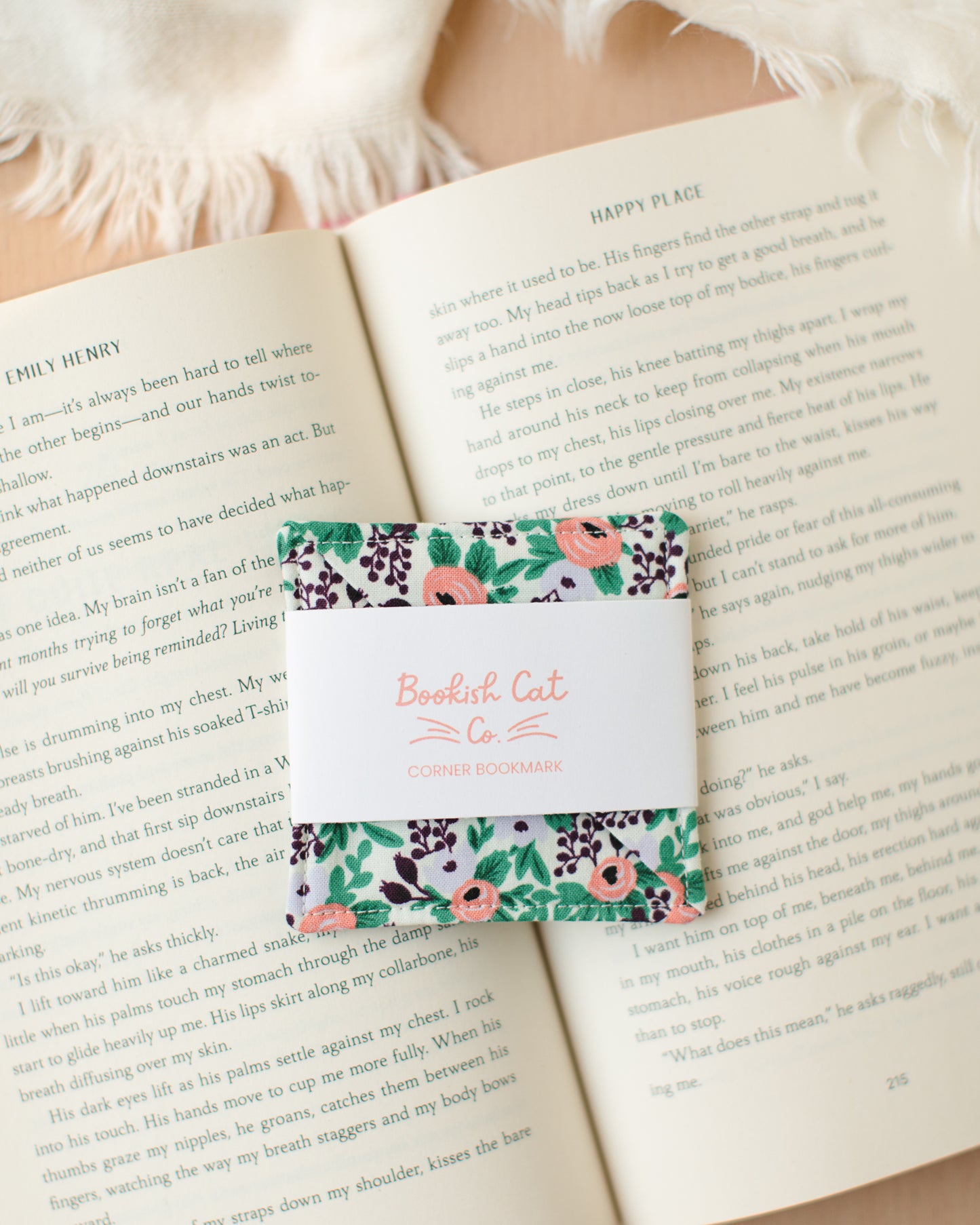 Rosa Corner Bookmark