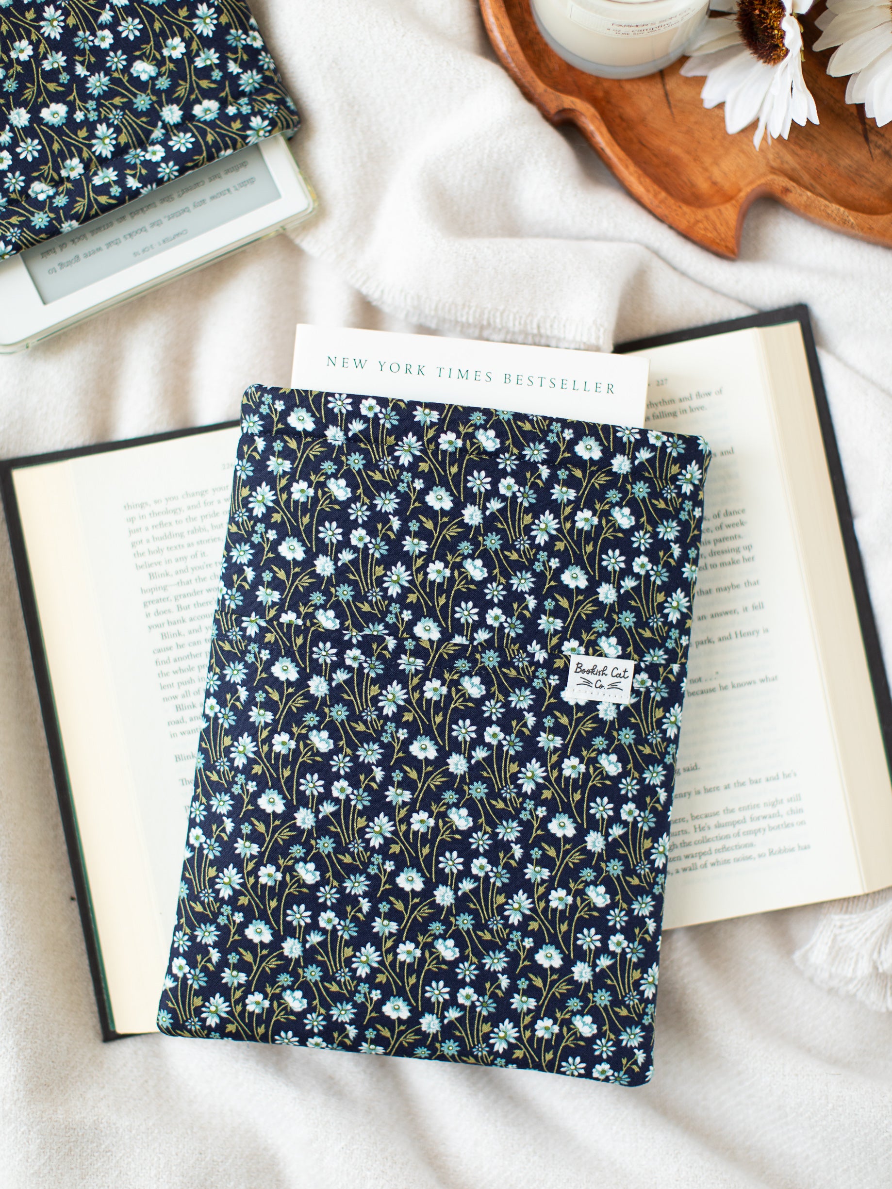 Wildflowers in Blue Book Sleeve