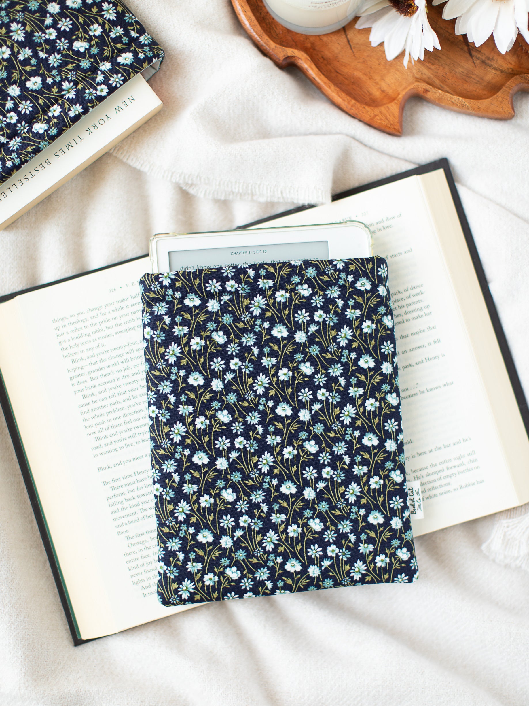 Wildflowers in Blue Book Sleeve