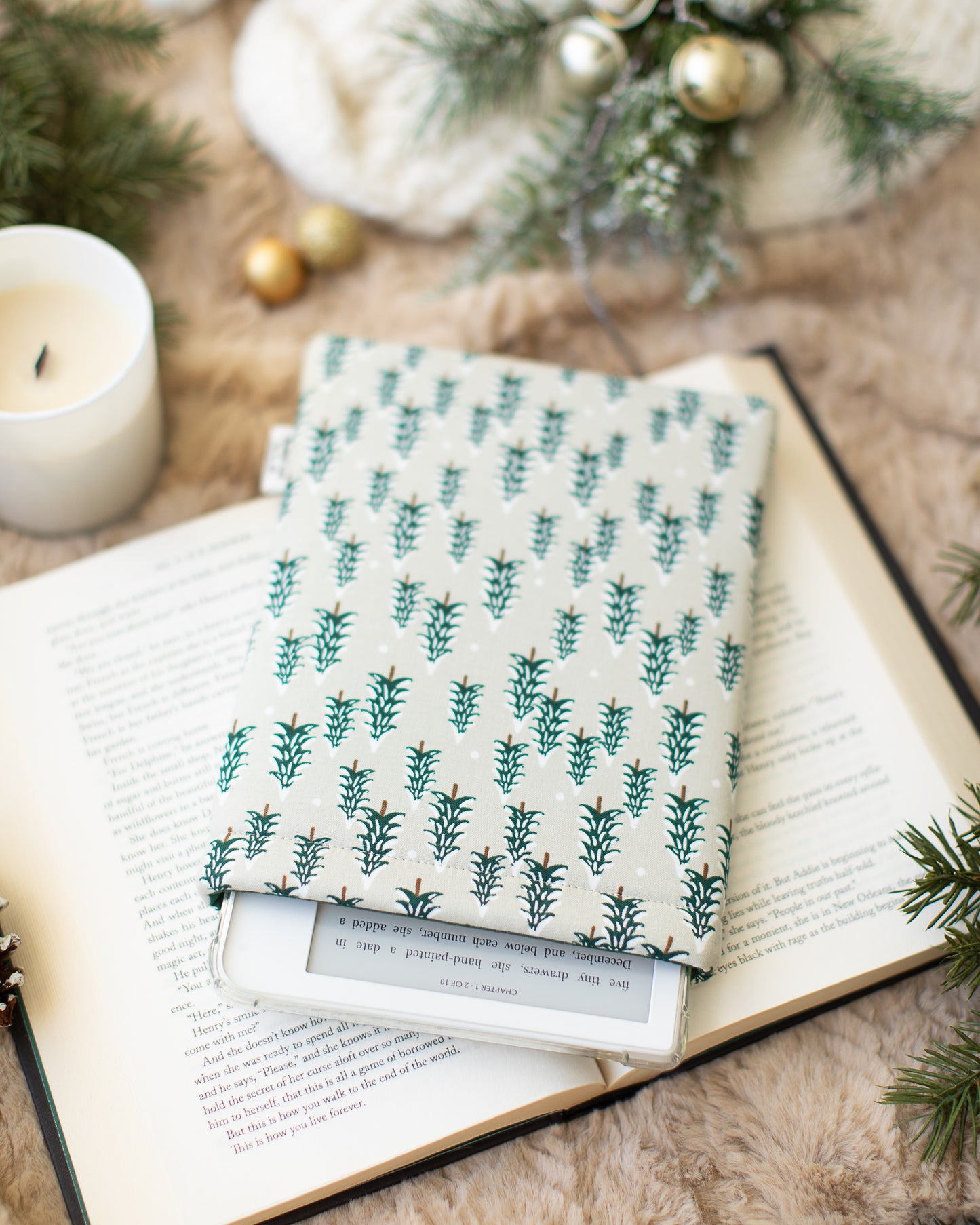 Christmas Tree Farm Book Sleeve