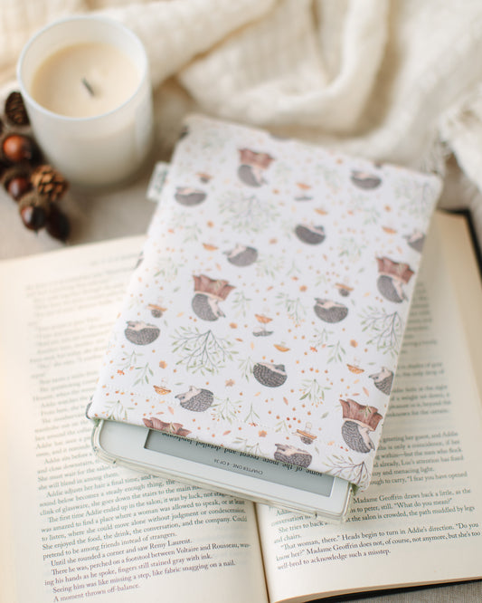 Forest Hedgehogs Book Sleeve
