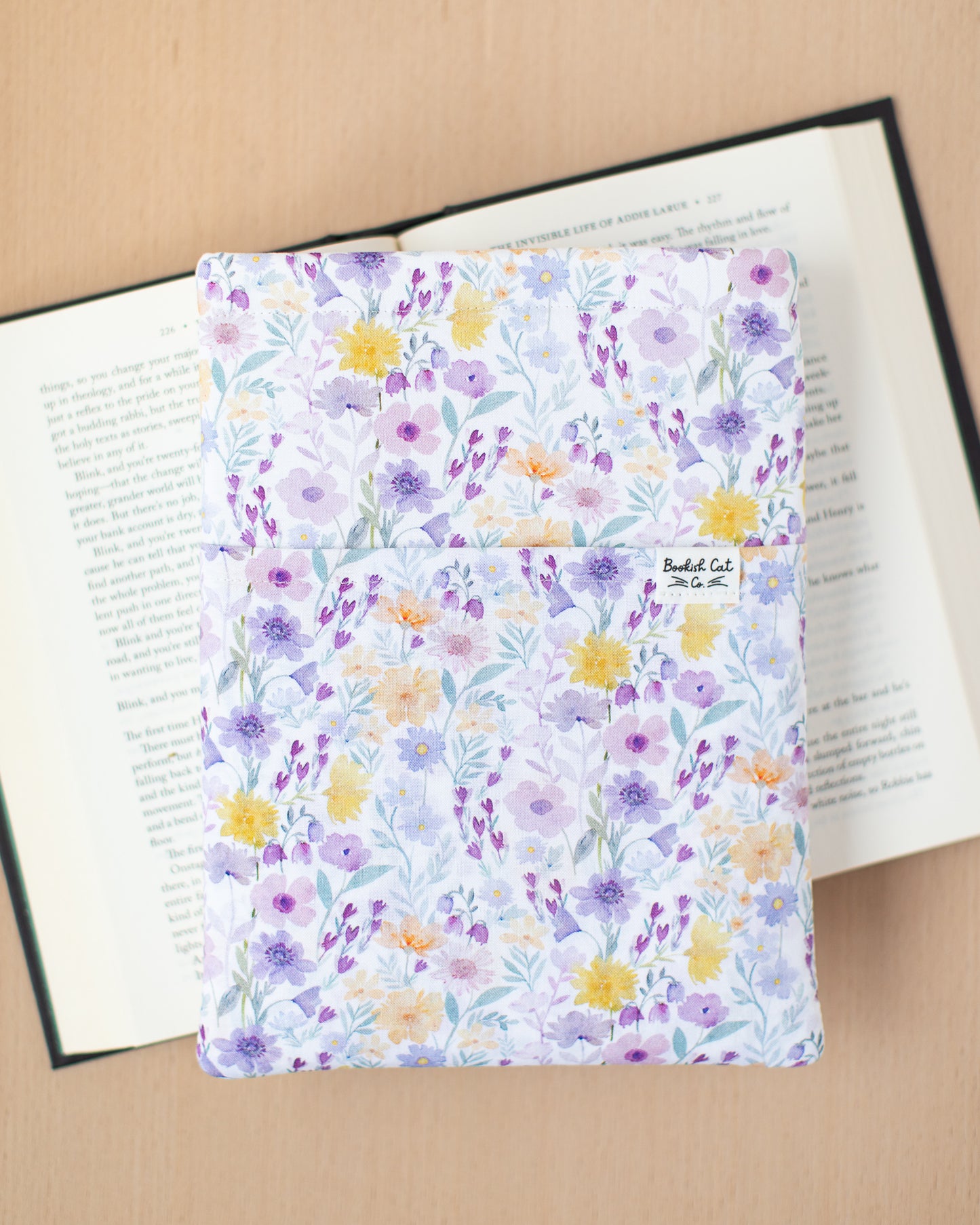 Wildflower Watercolour Book Sleeve