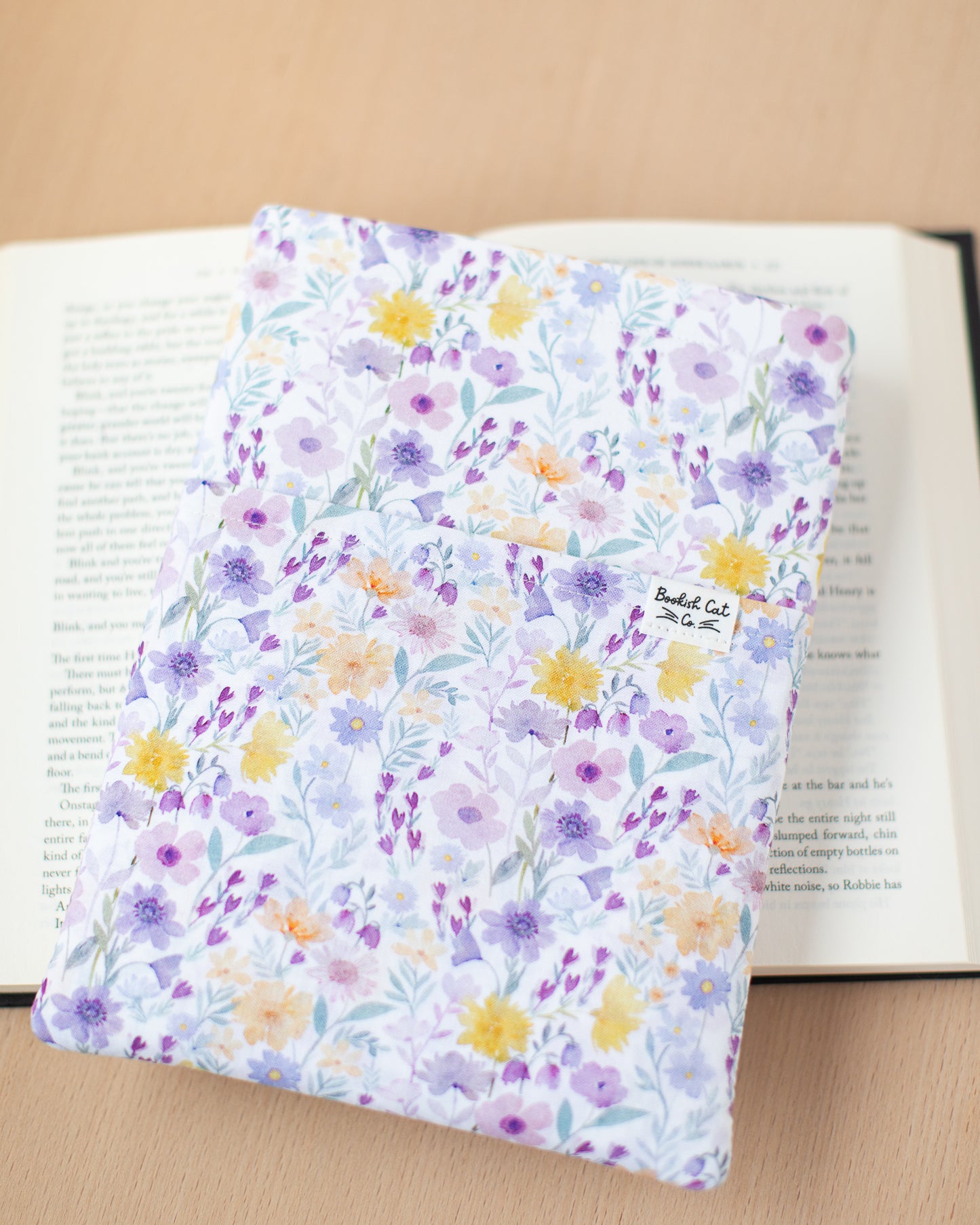 Wildflower Watercolour Book Sleeve