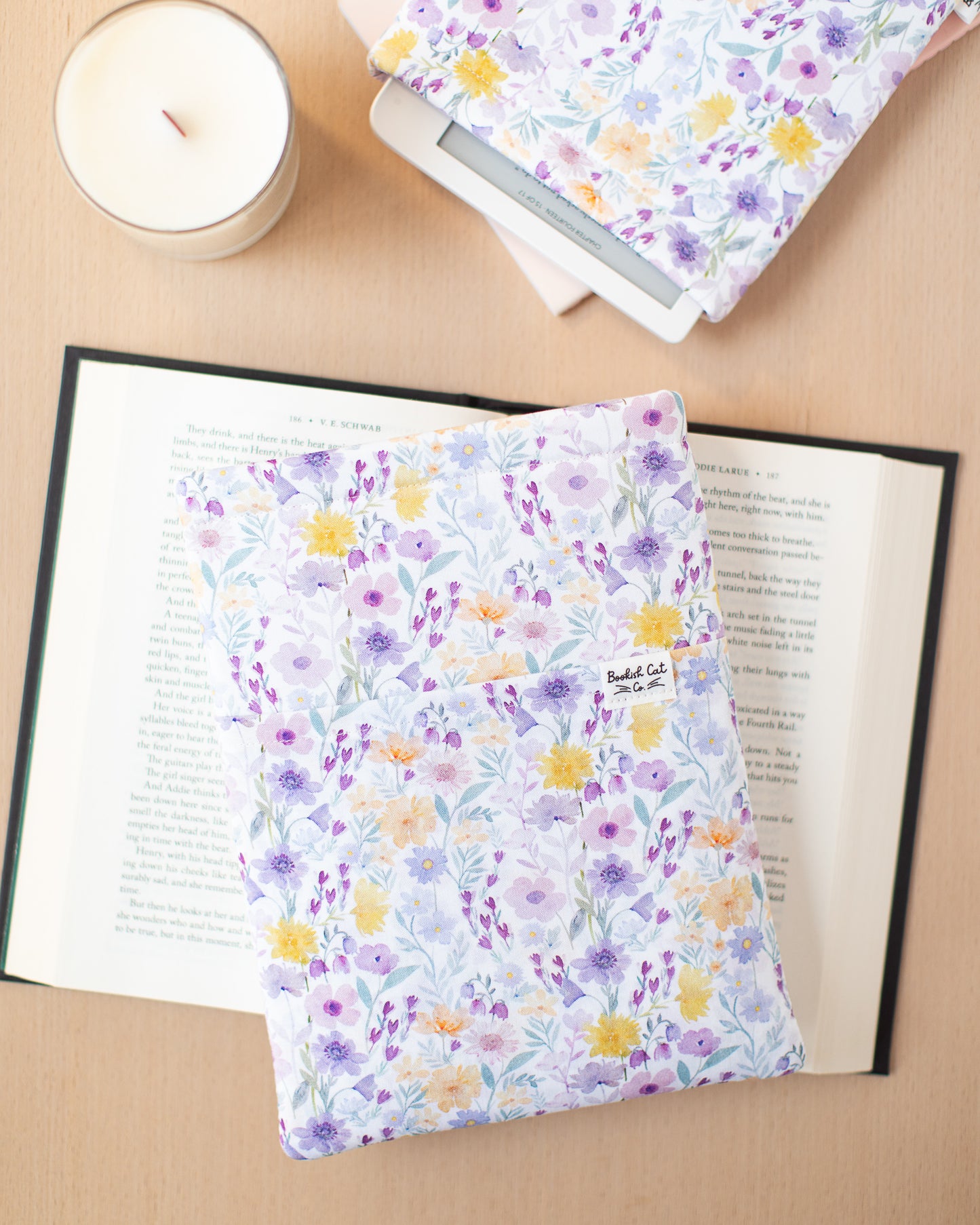 Wildflower Watercolour Book Sleeve