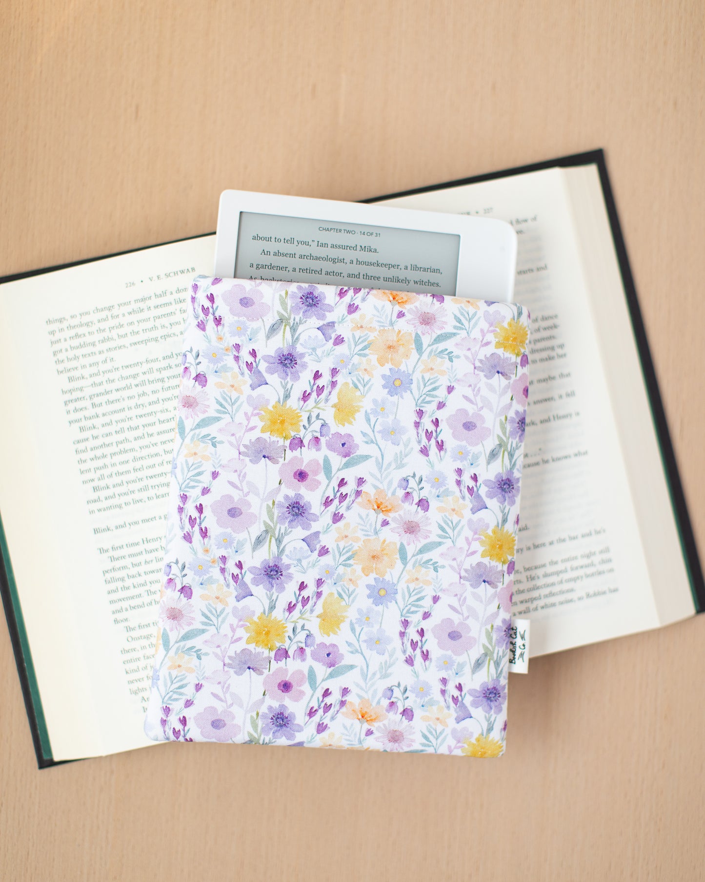 Wildflower Watercolour Book Sleeve