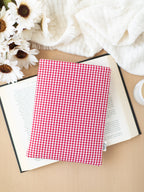 Red Gingham Book Sleeve