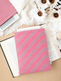 Red Gingham Book Sleeve