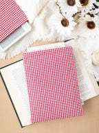 Red Gingham Book Sleeve