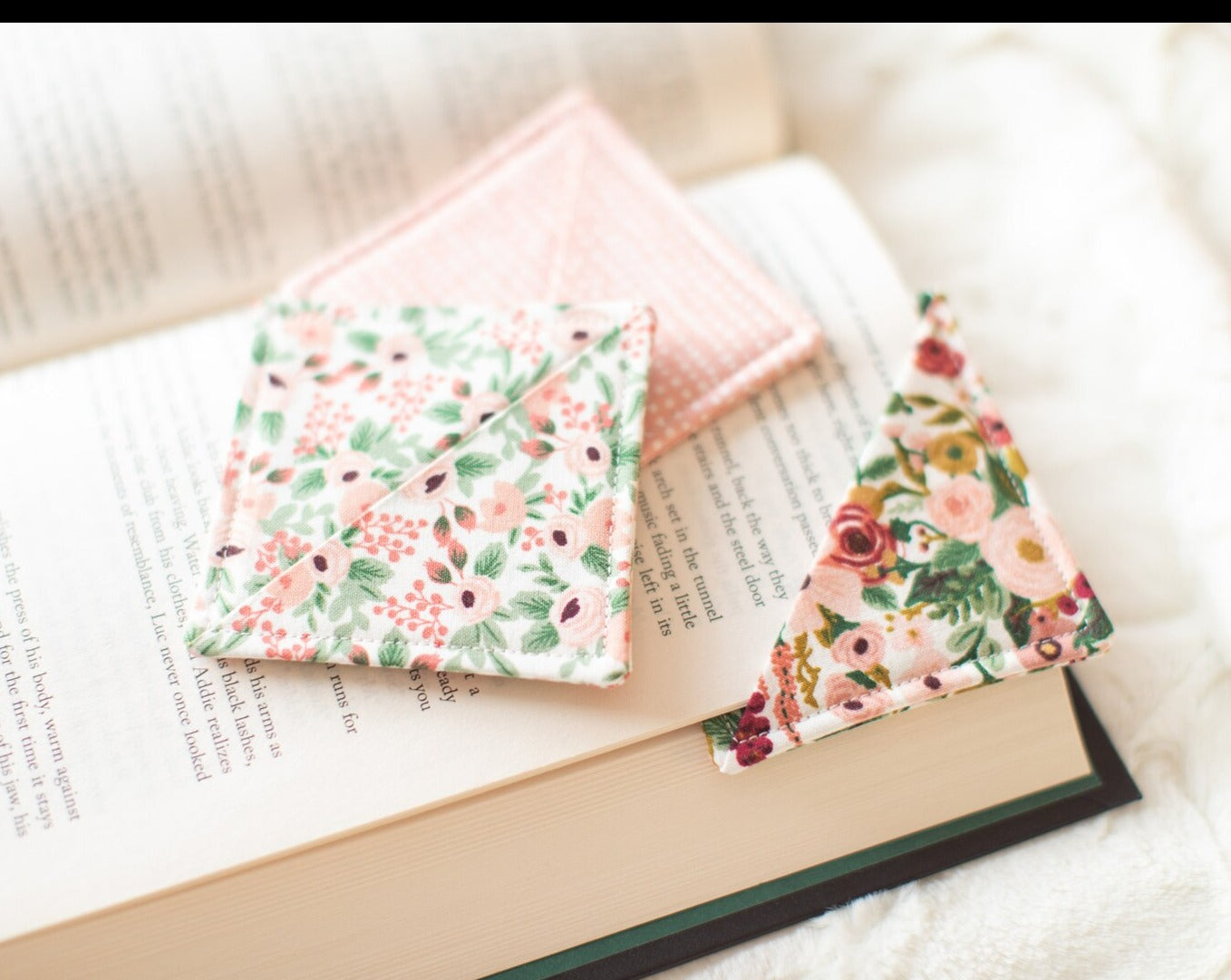 Garden Party Floral Bookmark Set